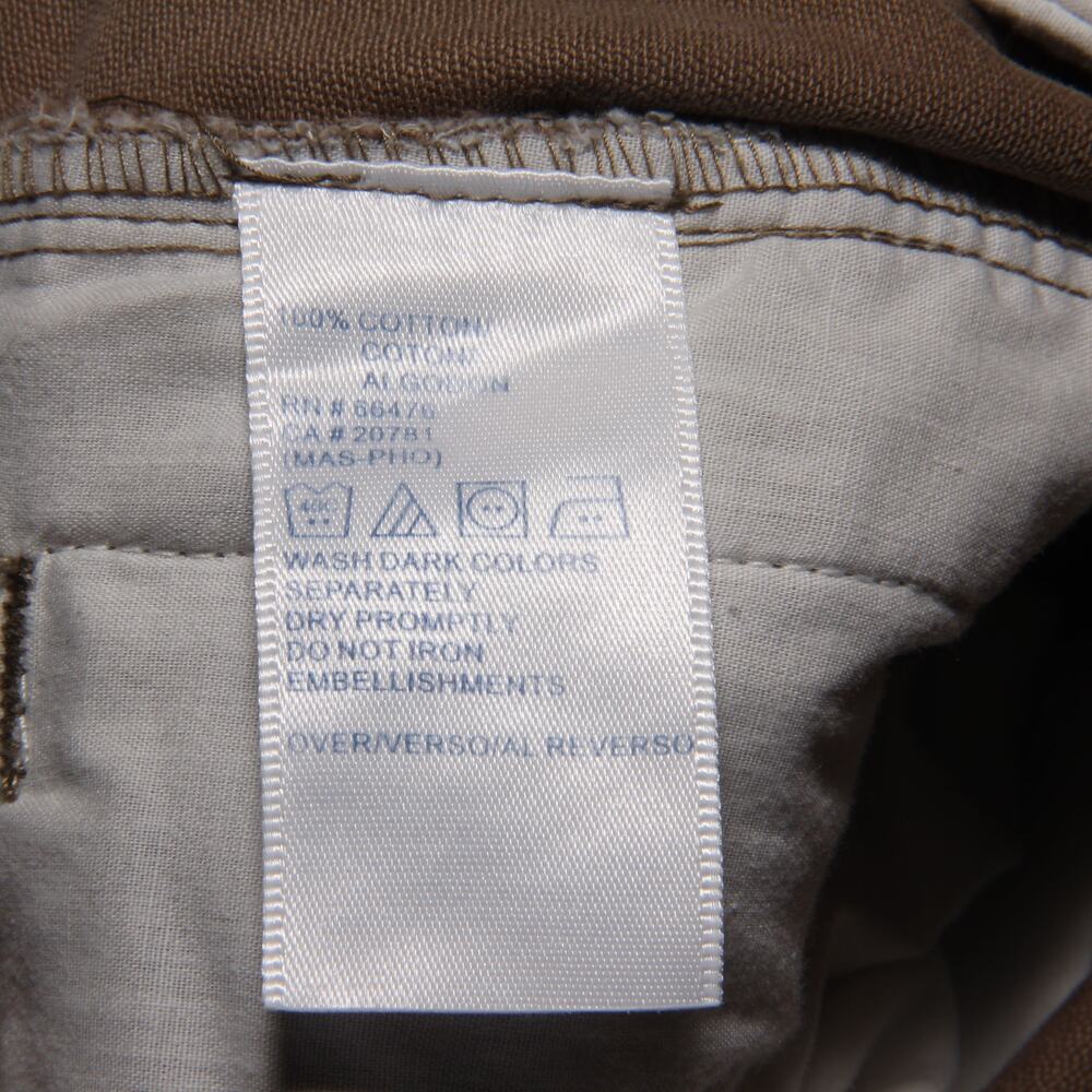 Vintage Tommy Hilfiger Y2K Khaki Cotton Jeans Size 8 33" inseam - Picture 9 of 9
